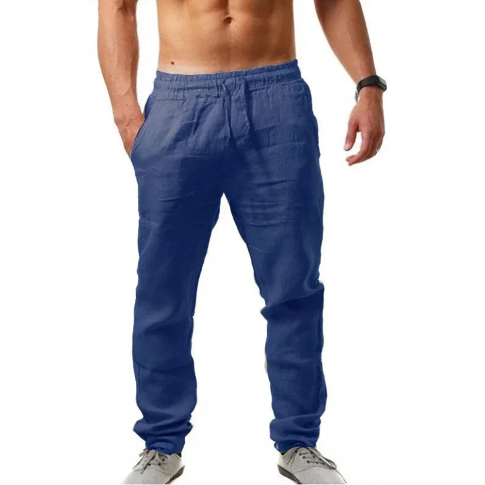 Lightweight Casual Straight Pants