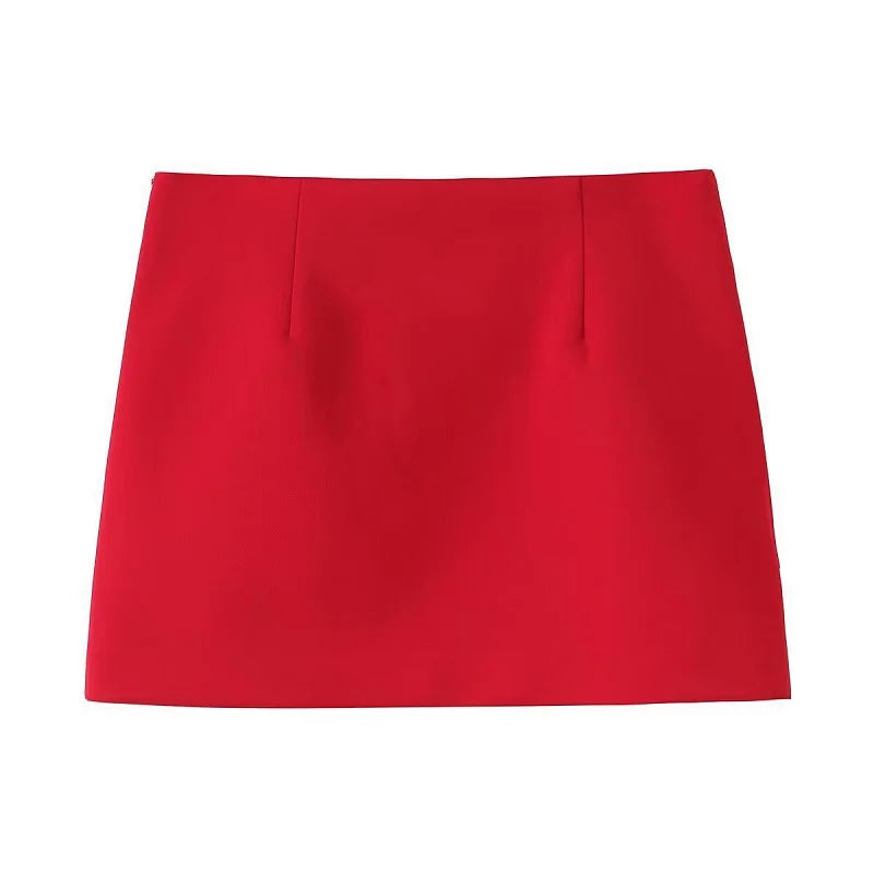 Draped Elegance Mini Skirt