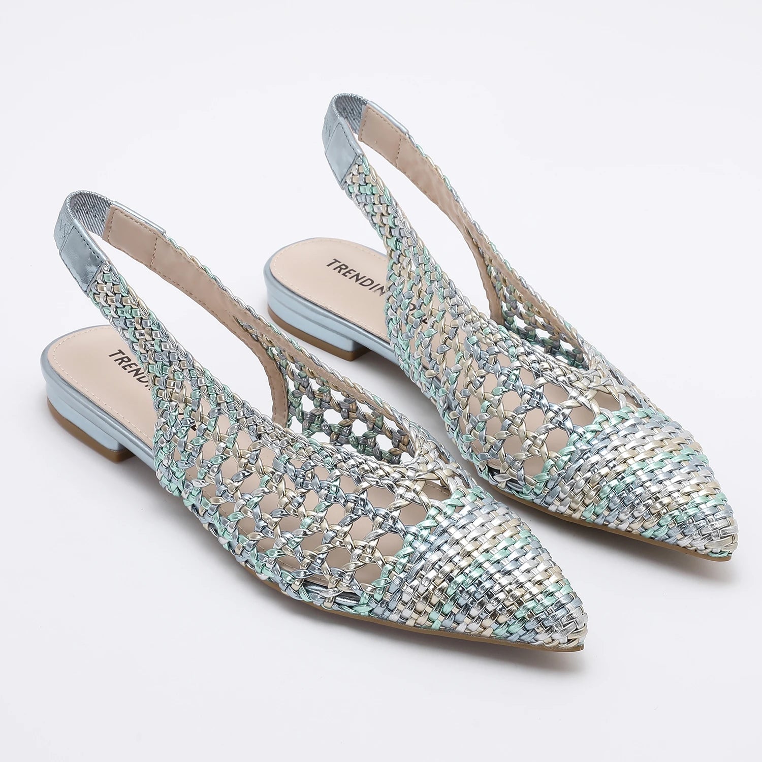 Slingback Lumina Tessuto