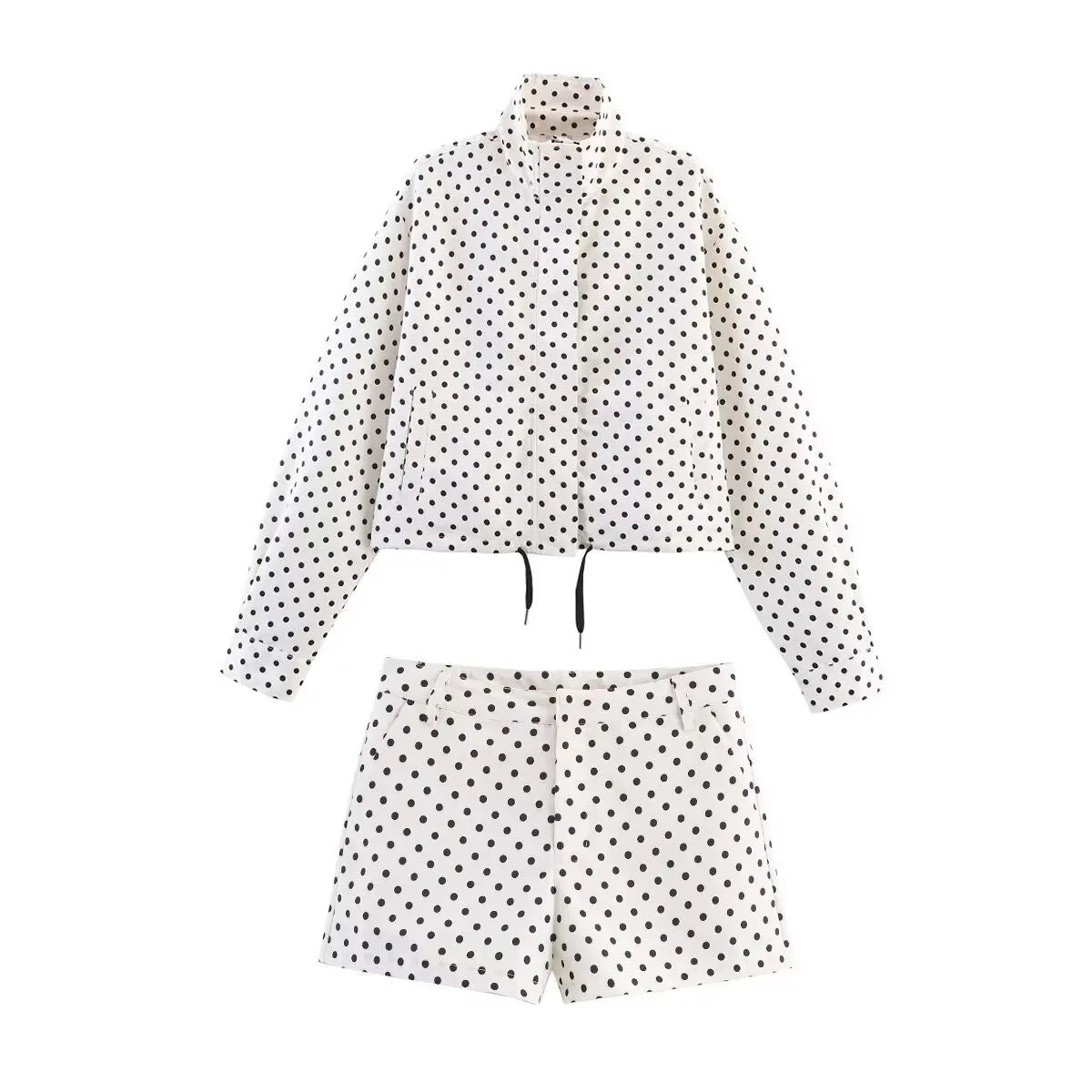 Élégance Vintage Polka Dot Set