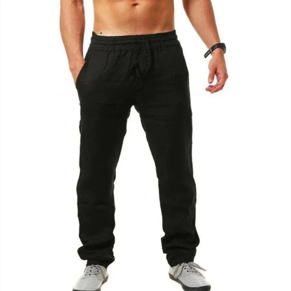 Lightweight Casual Straight Pants