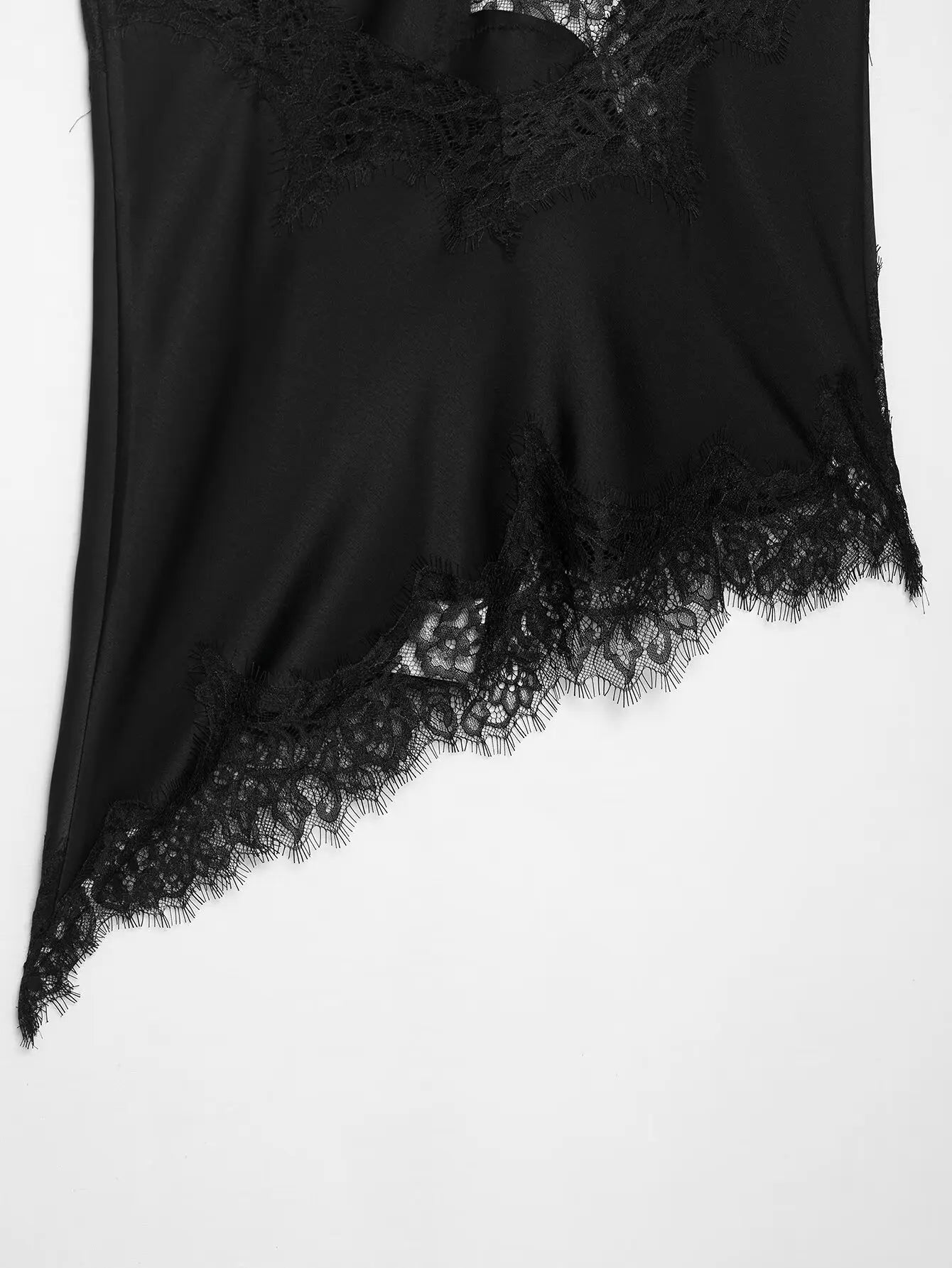 Myst Satin Lace Top