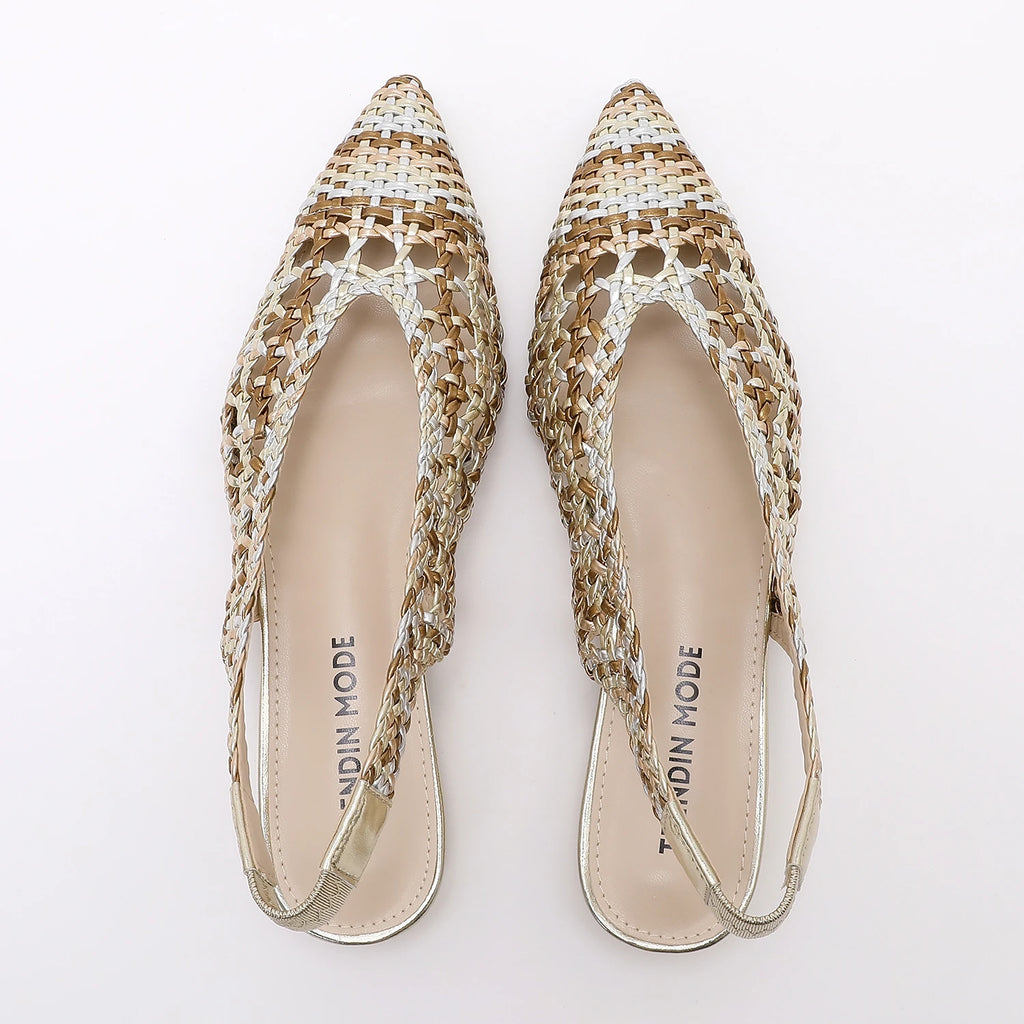 Slingback Lumina Tessuto