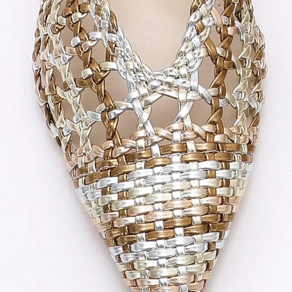 Slingback Lumina Tessuto