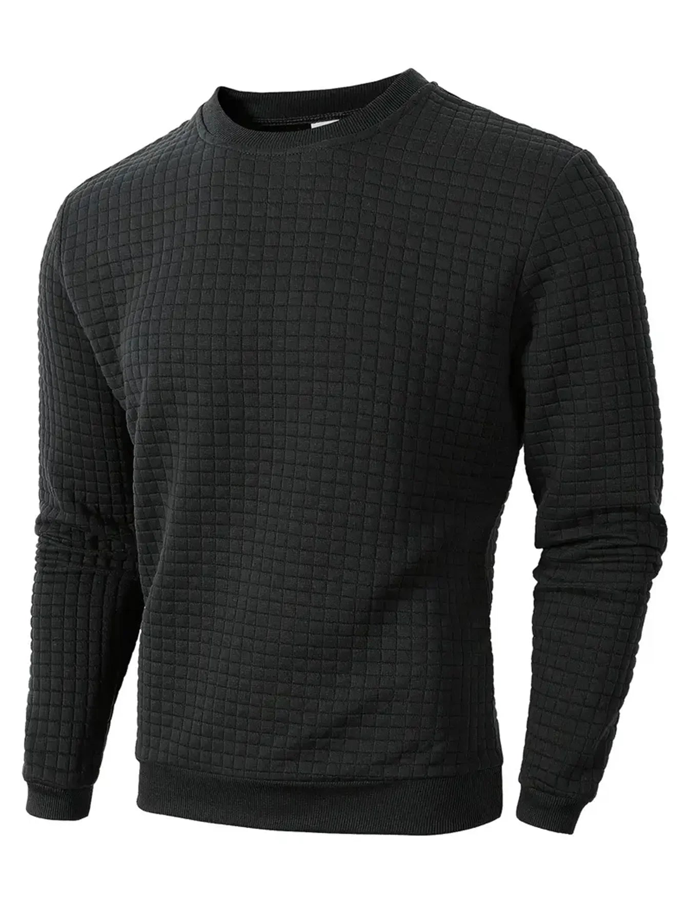 Grid Comfort Casual Sweater