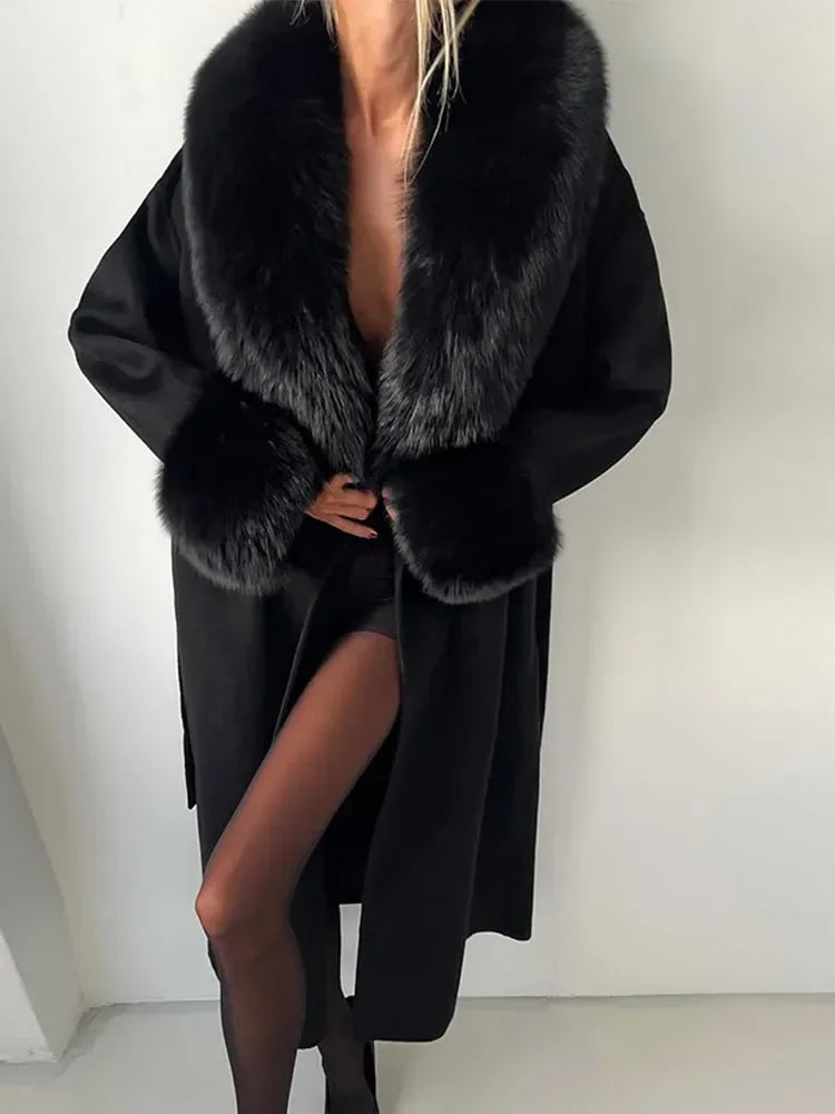 Faux Fur Overcoat – Luxury and Comfort for Winter