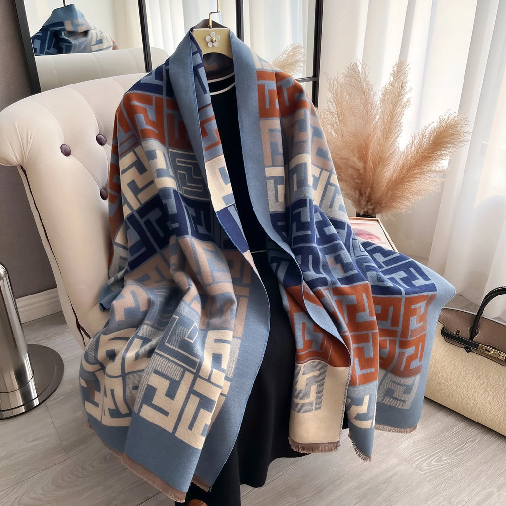 Long Printed Fashion Scarf