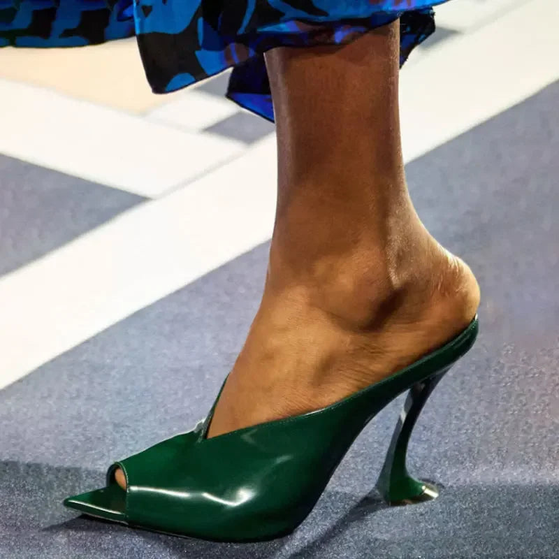 Chevron Sculpted Mule