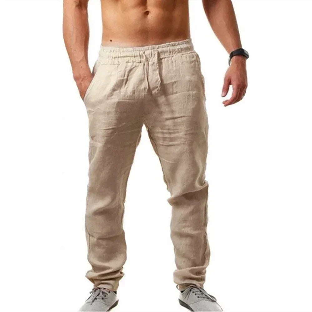 Lightweight Casual Straight Pants