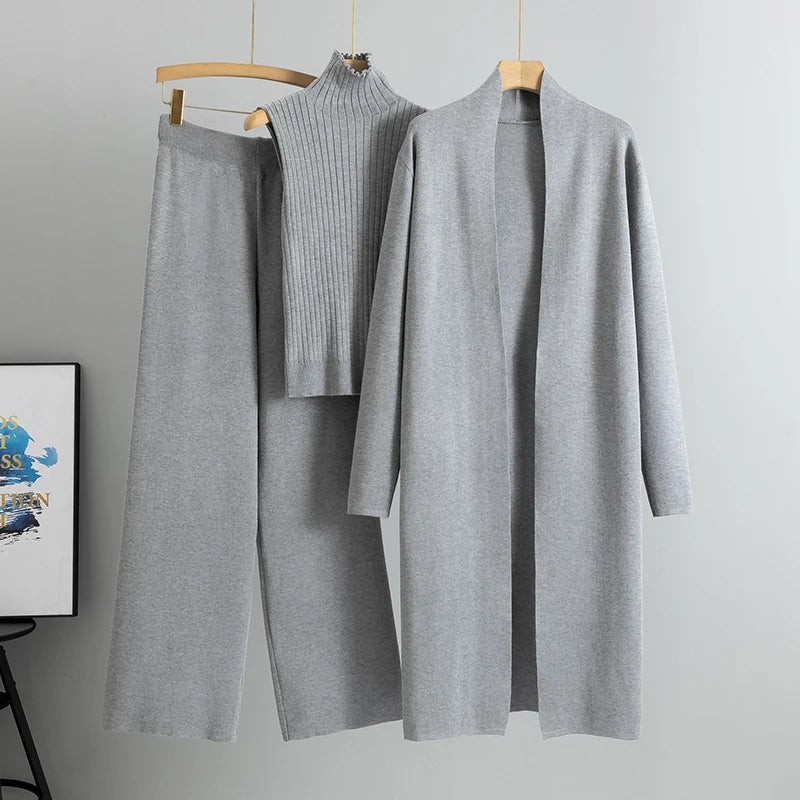 Essence Knit Three-Piece Set