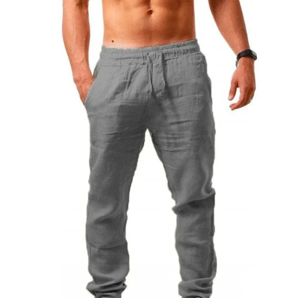 Lightweight Casual Straight Pants