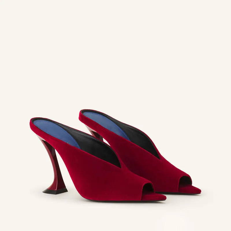 Chevron Sculpted Mule