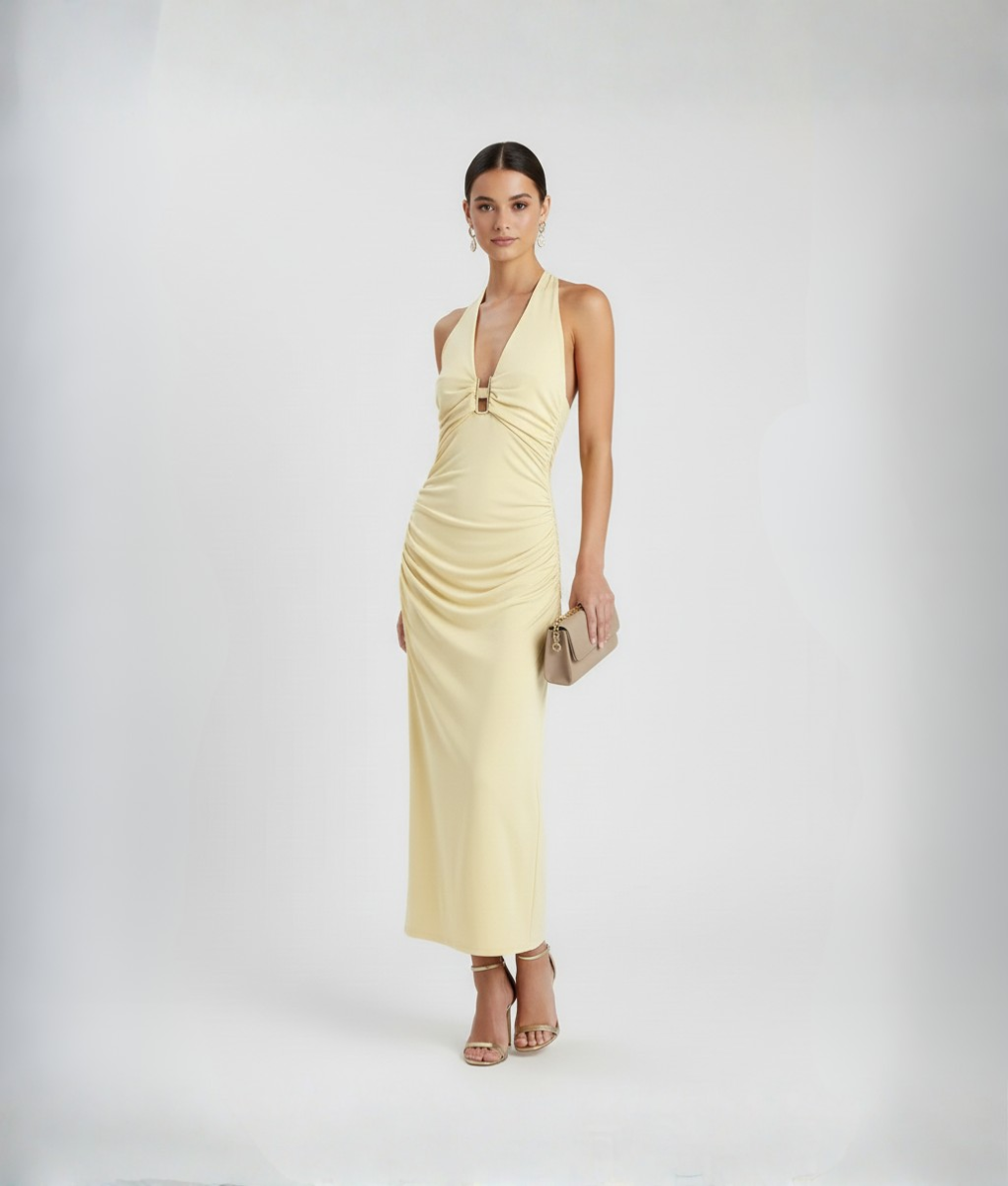 Soft Glow Long Dress